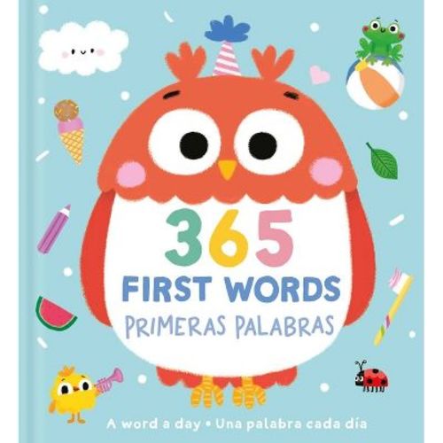 365 First Words - Bilingual English/Spanish - by Little Genius Books (Hardcover)