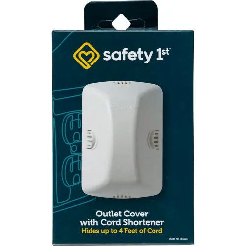 Safety 1st Outlet Cover with Cord Shortener for Baby Proofing