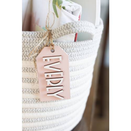 Valentine's Day Name Tags / Wooden Heart Name Tags / Wooden Name Labels / Wooden Gift Labels / Valentine Gifts