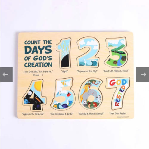 Wood Puzzle - 7 Days of Creation