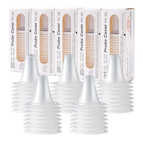 400X Ear Thermometer Probe Covers, Lens Filters, Refill Covers for All Braun themometer Models BPA Free Digital Disposable Covers