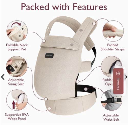 Ergonomic, Cozy and Lightweight - Baby Carrier