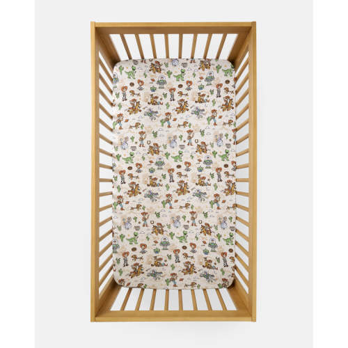 Disney & Pixar Woody's Wild West Fitted Crib Sheet | Little Sleepies