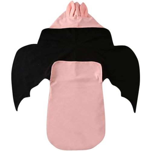 Infant Nursery Swaddling Blankets Newborn Hooded Cotton Swaddle Sleep Sack Crib Wrap Baby Bat Hooded Sleeping Bag