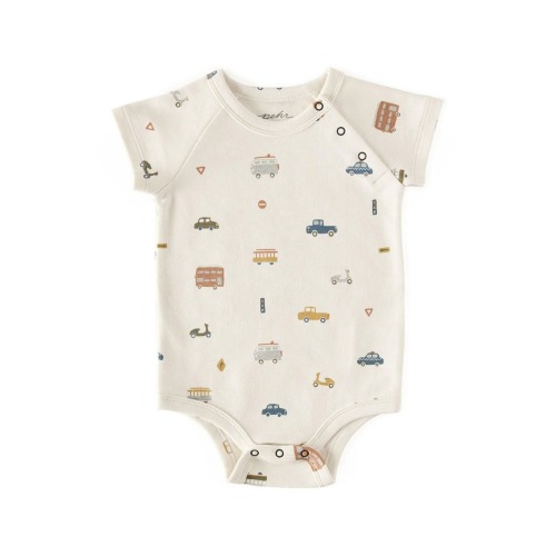 Rush Hour Organic Cotton Bodysuit, 3-6M