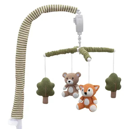 Living Textiles Musical Mobile Set Forest Retreat | Baby Bunting AU