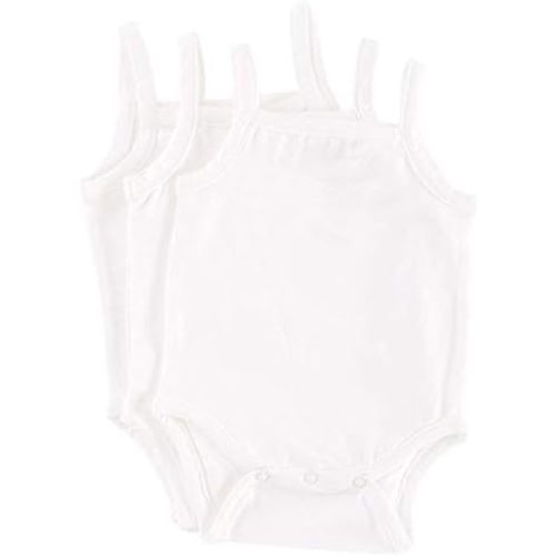 One Small Child Camisole Bodysuit in Natural Fiber Bamboo Viscose Fabric
