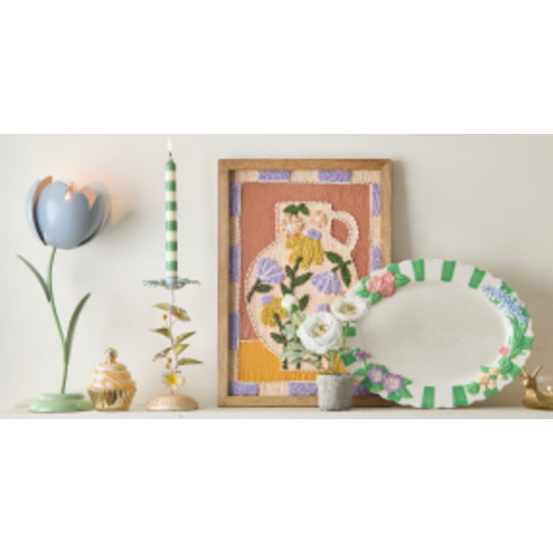 Natural Wood Mushroom Shaped LED Portable Night Light - World Market