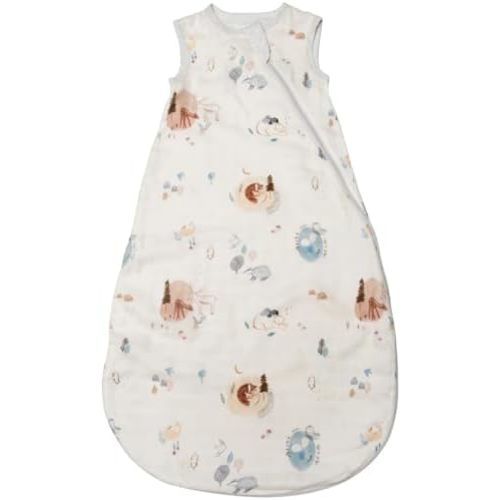 Loulou Lollipop Lightweight Muslin Wearable Baby Blanket Sleeping Bag, Unisex Infant Toddler, 0.5 TOG, 2-Way Zipper Sleepsack