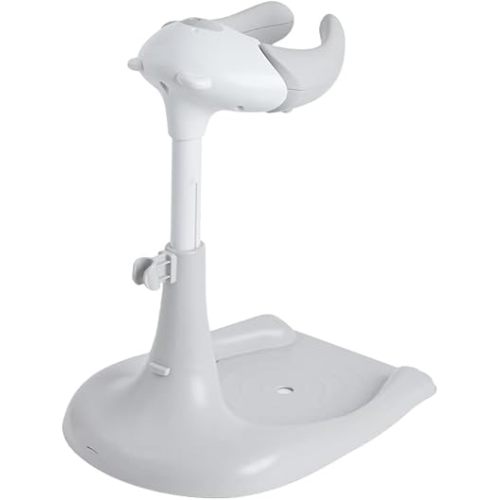 Franklin HUGBEAR 2 Baby Shower Stand & Bath Seat, Adjustable Armrest, Standing Support for Bathing, Suitable for Use in Bathtubs with Non-Slip Pad, Versatile for Various Uses, Grey