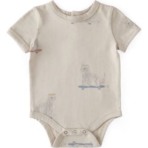 Print Organic Cotton Bodysuit, 3-6M