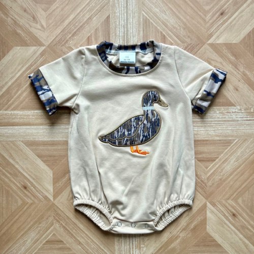 Bottomland Duck Bubble Romper | The Holler Boutique