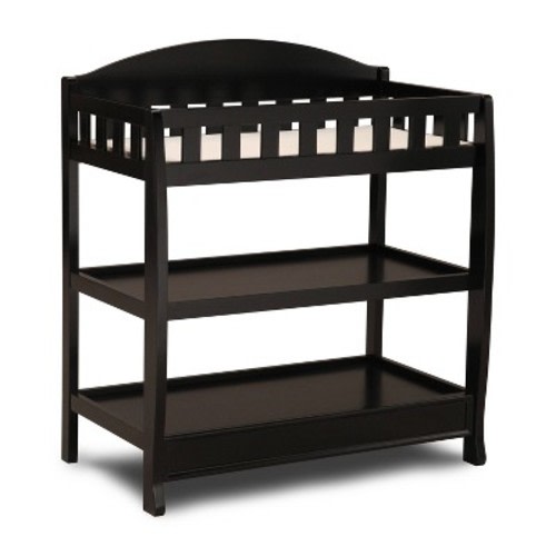 Delta Children® Infant Changing Table with Pad, Color: Ebony Black