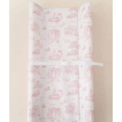 Spring Toile Pink Contour Change Pad
