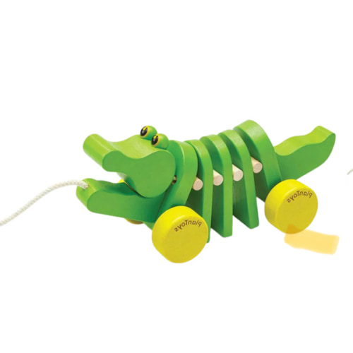 Dancing Alligator Wooden Pull Toy
