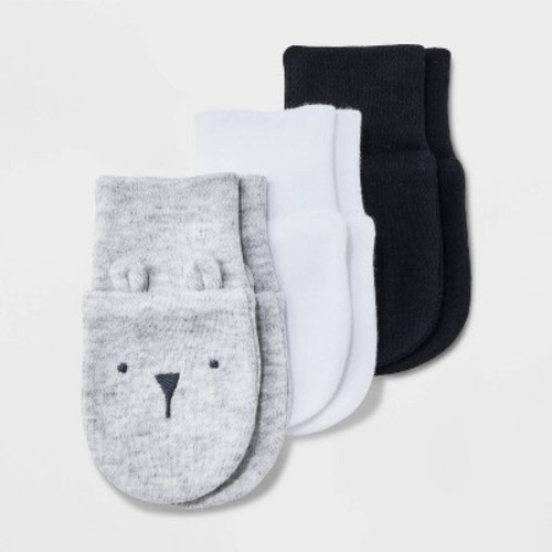 Baby 3pk Basic Mittens - Cloud Island™