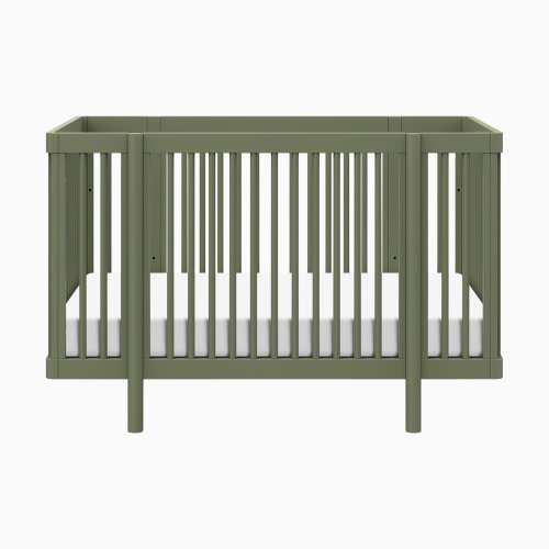 babyletto Pogo 8-in-1 Convertible Crib with All-Stages Conversion Kits - Olive