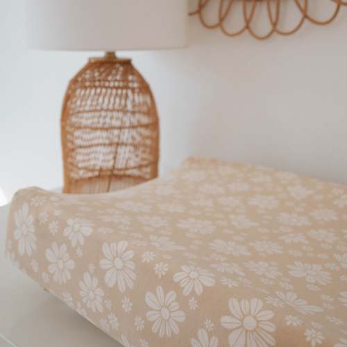 Retro Floral | Bamboo Changing Pad Cover – Brixton.Phoenix