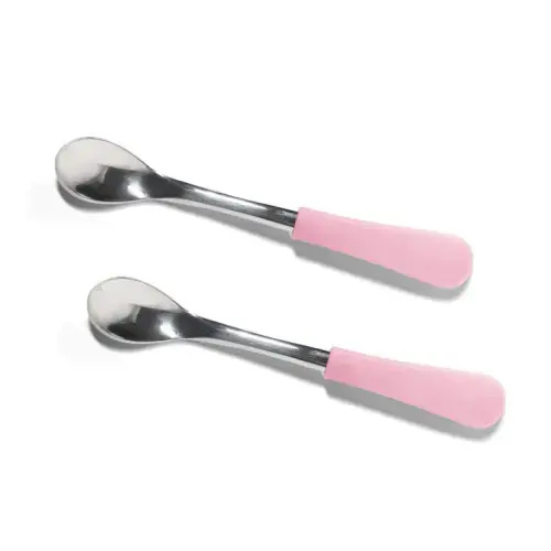 Avanchy | Stainless Steel Infant Spoons - BLW Baby Self Feeding Spoon