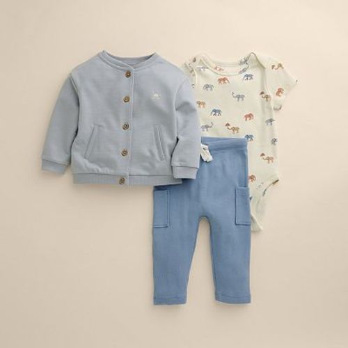 Baby Little Co. by Lauren Conrad 3-Piece Bomber Jacket, Pants & Bodysuit Set