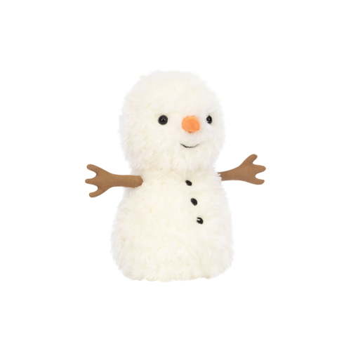 Little Snowman Plush, Stuffed Animal Toy, 7 inches Cute Christmas Snowman Plushies, Soft & Huggable Bedtime Friend ,Christmas Gifts for Girls Boys Kids Adult