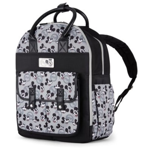 Disney Mickey Mouse Unisex Baby Diaper Backpack | 16" Multi-Functional Travel Bag with Double Handles, Extra Large Capacity