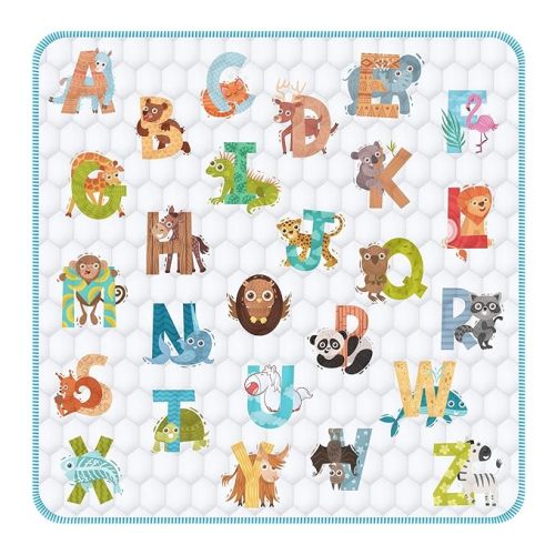 Baby Play Mat for Floor Playpen - 50" X 50" Playpen Mat,Thick One-Piece Crawling, Odorless Floor Mat, Non-Slip Cushioned Baby Playmat for Infants,Babies,Toddlers. Foldable and Machine Washable