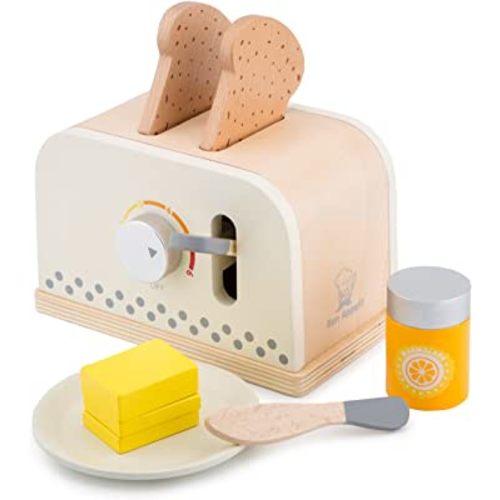 New Classic Toys Wooden Mixer Set Pretend Play Toy for Kids Cooking  Simulation Educational Toys and Color Perception Toy for Preschool Age  Toddlers