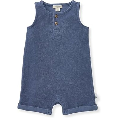 Burt's Bees Baby baby-boys Sleeveless Rompers, 100% Organic Cotton One-piece Coverall and Layette Set