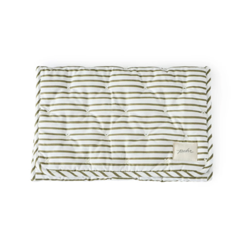 Striped On the Go Portable Changing Pad - Olive