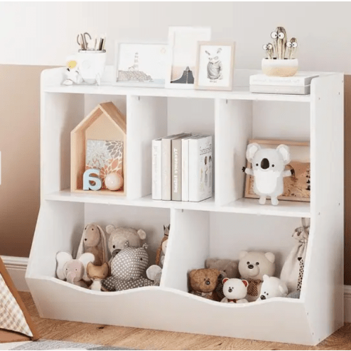 Kids Bookshelf, Toy Storage Organizer