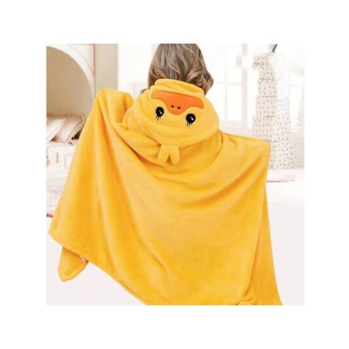 1pc Cartoon Hooded Toddler Bath Towel, Baby Bathrobe, Perfect For Bathroom, Bedroom, Beach Or Home Use | SHEIN USA
