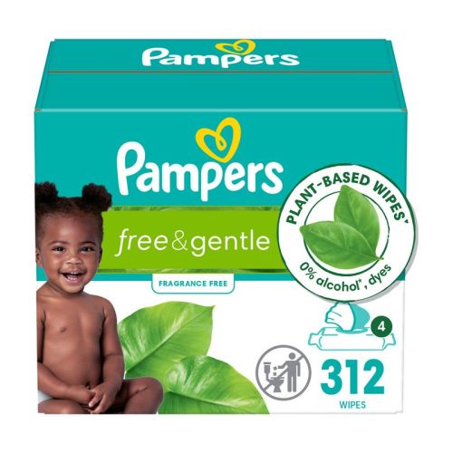 Pampers Free & Gentle Baby Wipes - 468ct