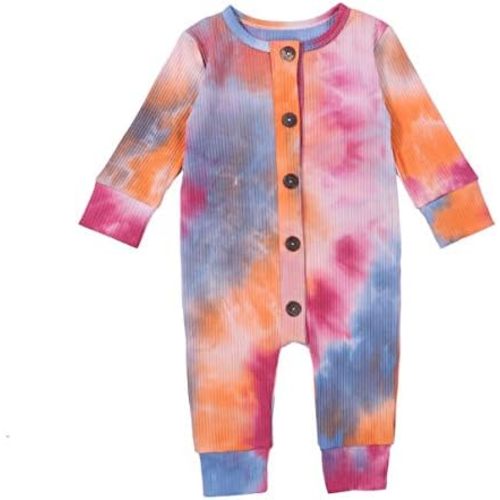 Newborn Baby Boy Girl One Piece Rompers Long Sleeve Organic Rompers Jumpsuits Pajamas Sleeper Overall Toddler Clothes