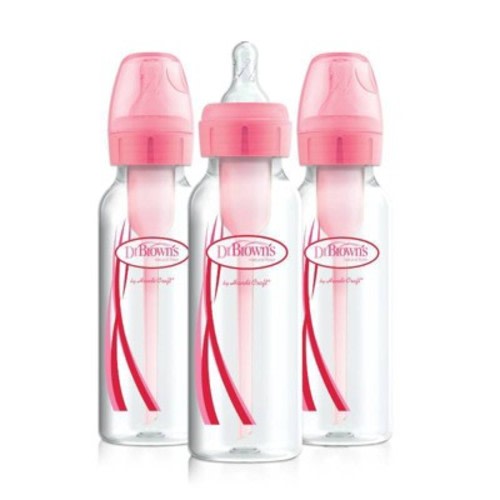 Dr Brown's Options bottle 3 pack 8oz - Pink