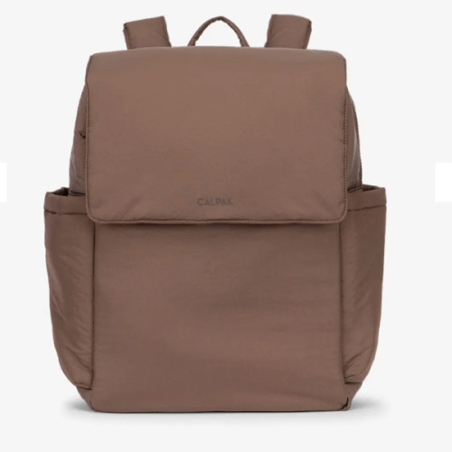 Diaper Backpack with Laptop Sleeve - HAZELNUT