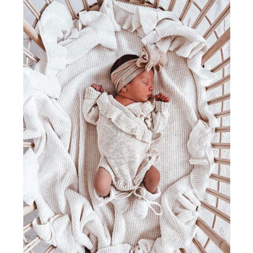 FRILL TEDDY BODYSUIT | OAT
