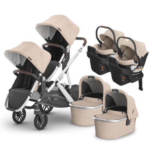 Vista V3 Twin Stroller + Aria Travel System - Declan / With Bassinets / Declan
