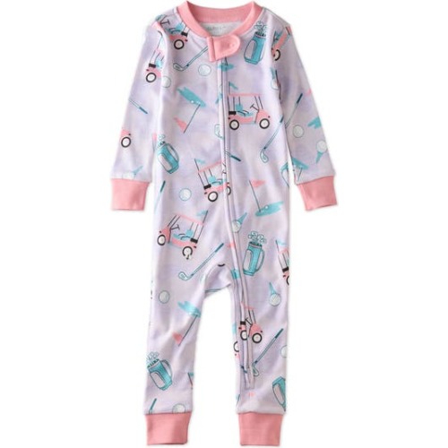 Shawn Footless Organic Cotton One-Piece Pajamas, 12M