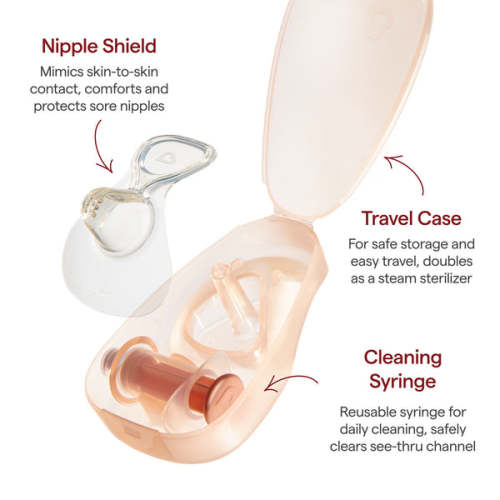 Flow Nipple Shield + | Munchkin 20mm