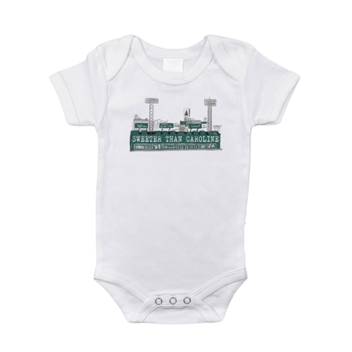 Fenway Park Sweeter than Caroline Baby Onesie