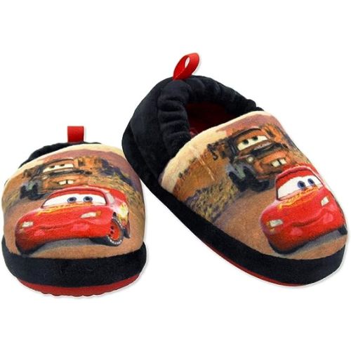 Disney Boys' Cars Lightning McQueen Plush Aline Slipper