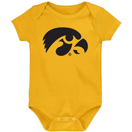 Iowa Hawkeyes LOGO Baby Onesie - Gold