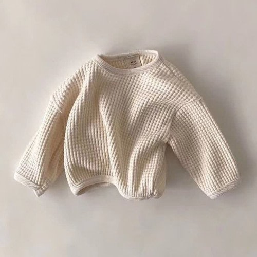 Baby Solid Color Waffle T-shirt