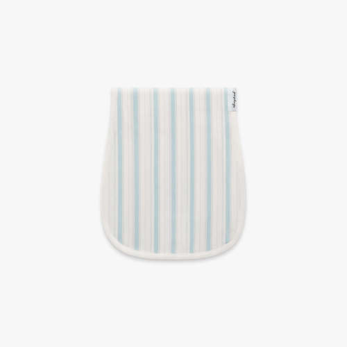 Seaside Stripes Burp Cloth - Blue | Gooselings