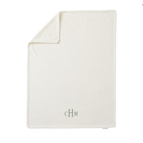 Chamois Baby Blanket - Ivory