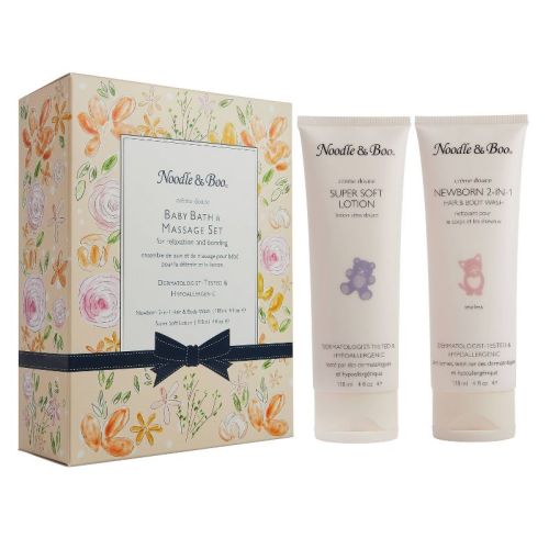 Noodle & Boo Baby Bath and Massage Gift Set - 2pc