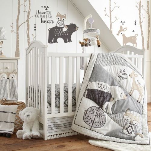Bailey 5-piece Nursery Crib Bedding Set - Levtex Baby