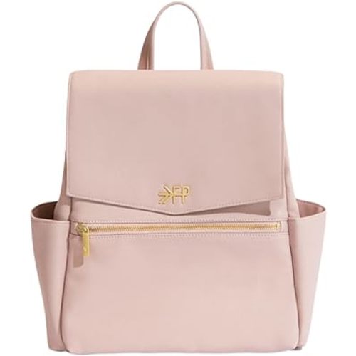 Freshly Picked Mini Classic Diaper Bag Backpack, Vegan Leather Baby Diaper Bag, Backpack Diaper Bag for Women (Petal)