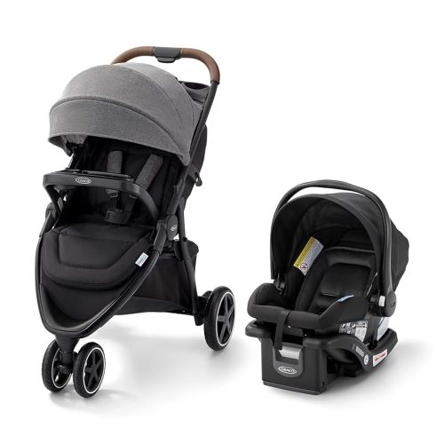 Graco Outpace LX All-Terrain Travel System - Includes SnugRide 30 Lite Infant Car Seat, Briggs, High-Performance Stroller/Car Seat Combo, Practical & Durable